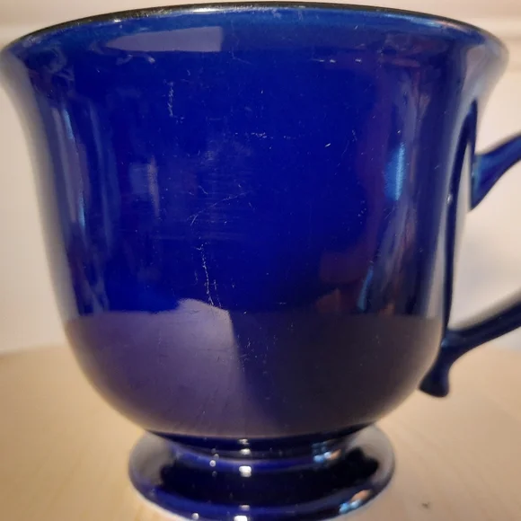 Cobalt Blue Teacup / Mug - Vintage - Picture 5 of 5